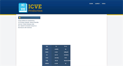 Desktop Screenshot of icveproduction.se