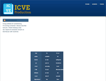 Tablet Screenshot of icveproduction.se
